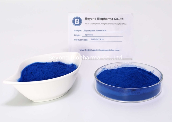 प्राकृतिक ब्लू फूड कलरेंट के लिए पानी घुलनशील ई 18 Phycocyanin पाउडर