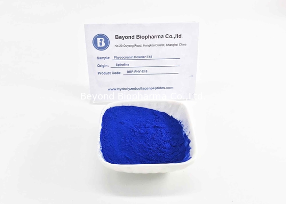 कॉस्मेटिक ग्रेड के लिए प्रसाधन सामग्री ग्रेड Phycocyanin पाउडर ब्लू रंग योजक के रूप में